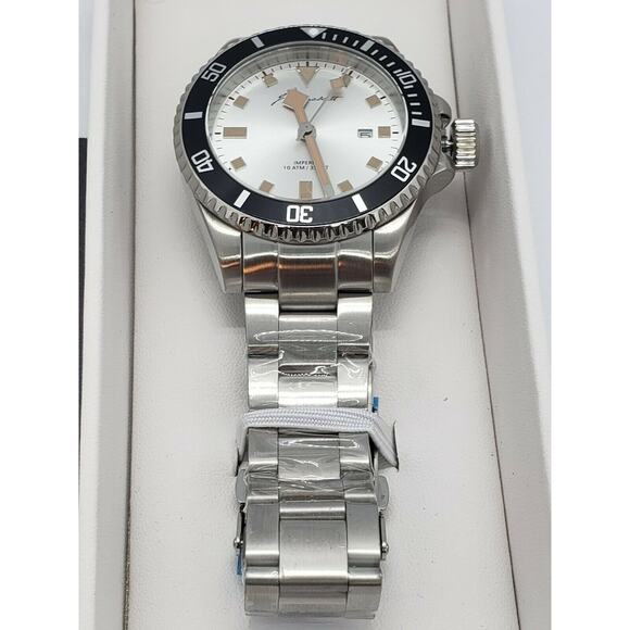 J Brackett Mens Quartz Watch Steel Diver - Picture 3 of 5